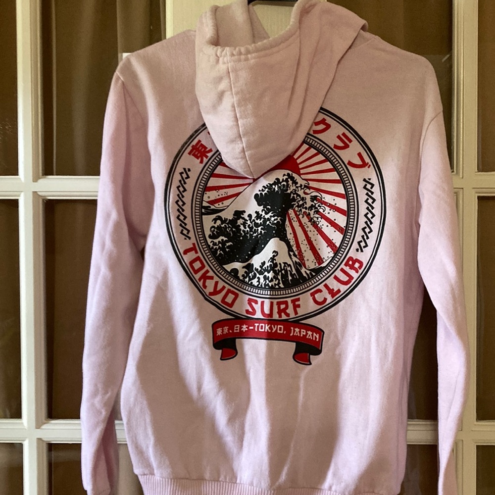 Pink hoodie size small